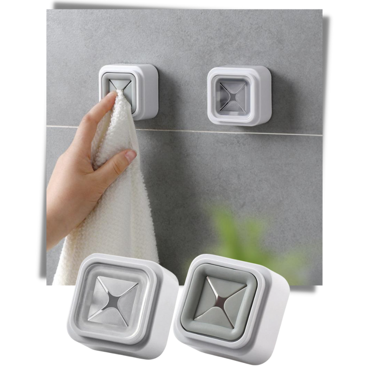 Packung mit 3 selbstklebenden Handtuchhaltern