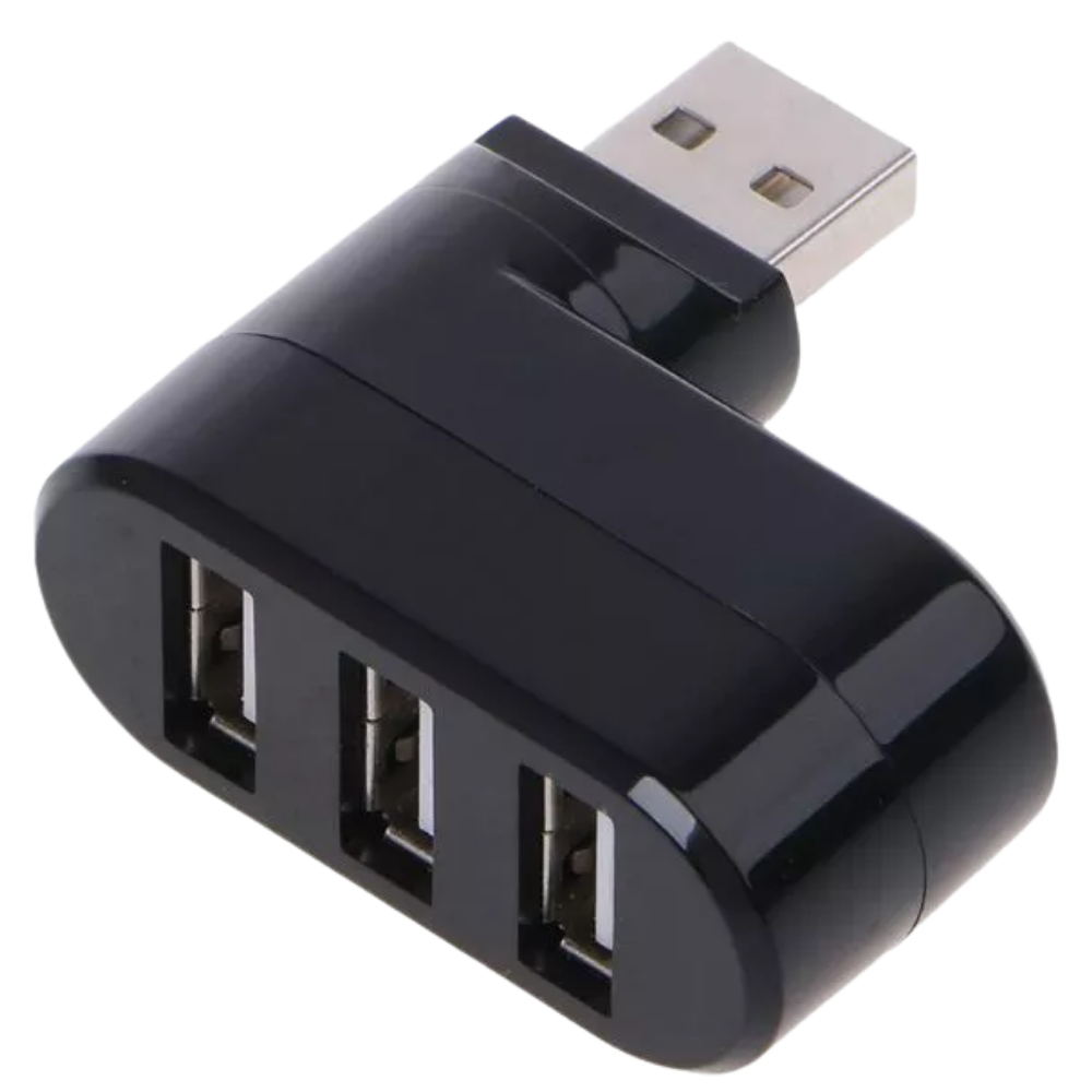 Drehbarer Multi-Port USB-Adapter