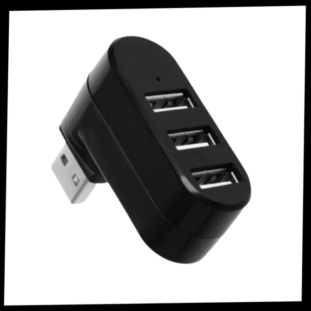 Drehbarer Multi-Port USB-Adapter