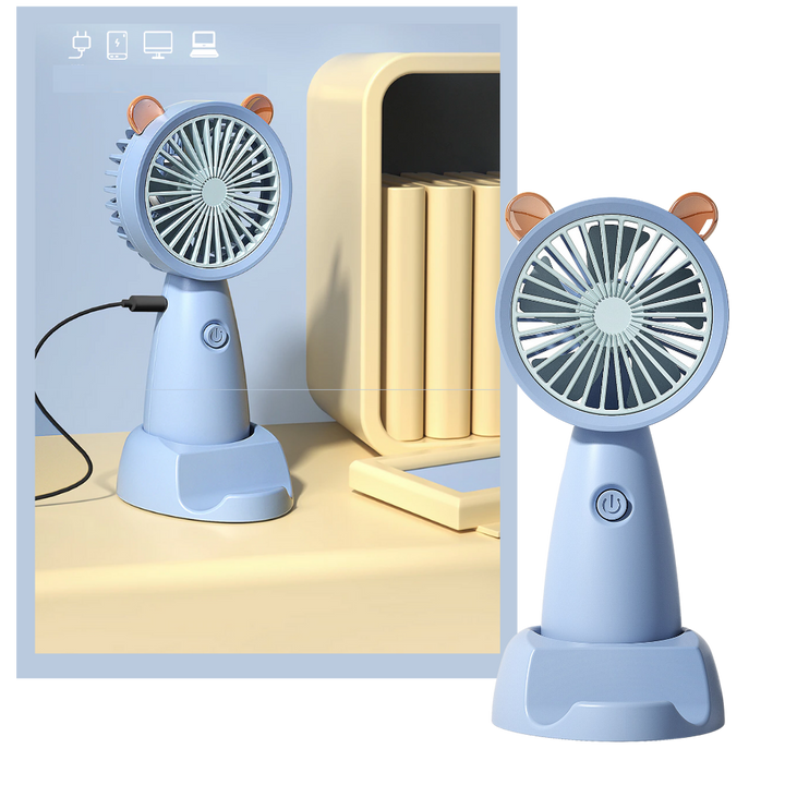 Mini-USB-Ventilator mit Handyhalterung