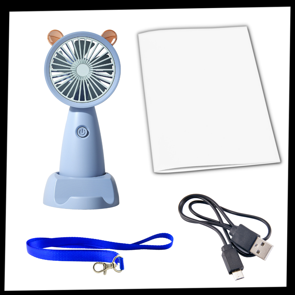 Mini-USB-Ventilator mit Handyhalterung