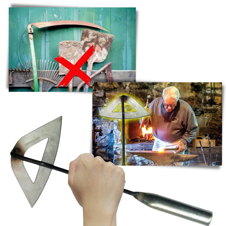 Hand-Hohlhacke aus Stahl