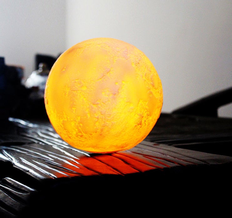 Skanto | Kreative Mini Wiederaufladbare 3D Gedruckte Mond 1-Licht LED Tischlampe