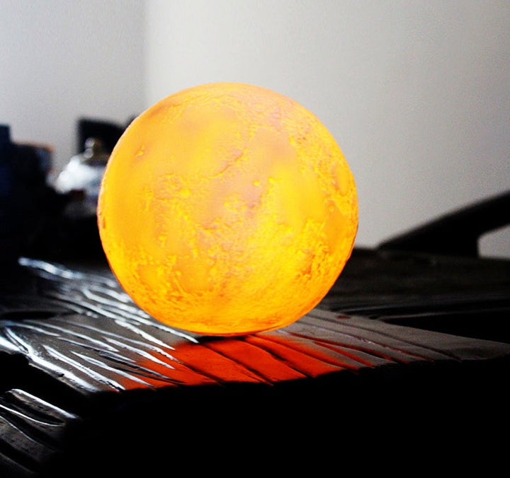 Skanto | Kreative Mini Wiederaufladbare 3D Gedruckte Mond 1-Licht LED Tischlampe