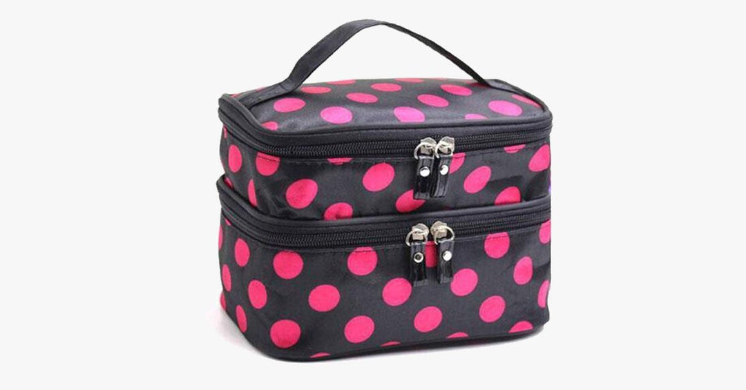 Skanto | Make-up-Tasche mit Polka Dots