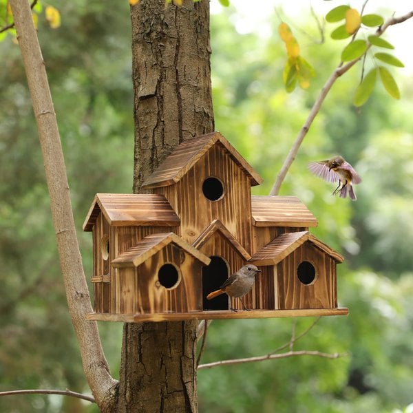 Skanto | Vogelhaus - Nesty - Rustikaler Stil - Außendekoration