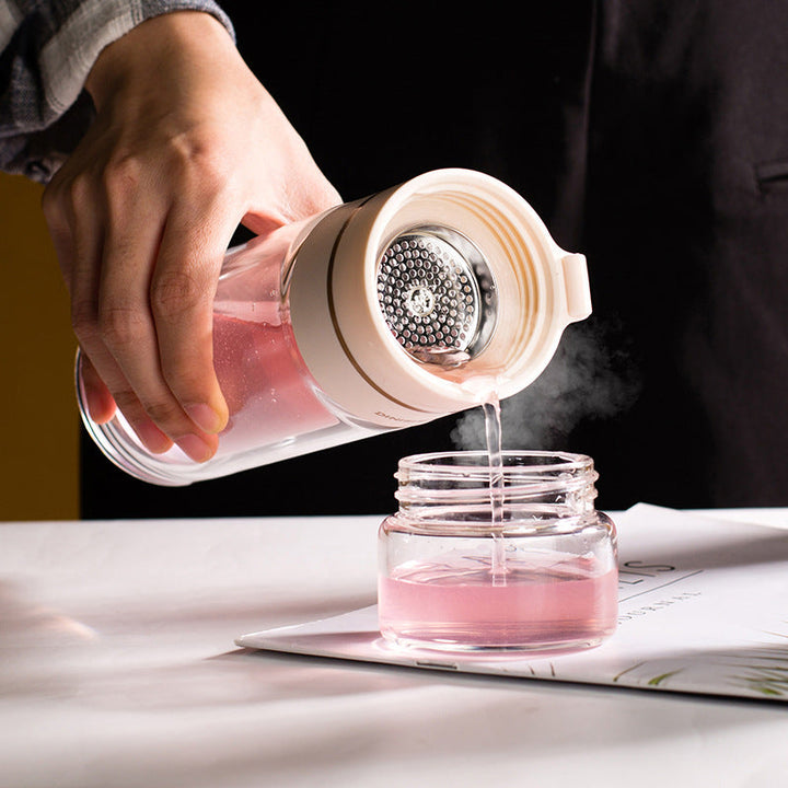Skanto Infuser aus kristallklarem Glas