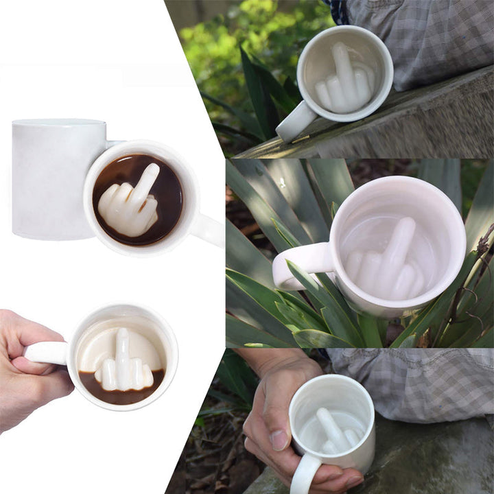 Skanto | Keramik-Mittelfinger-Tasse