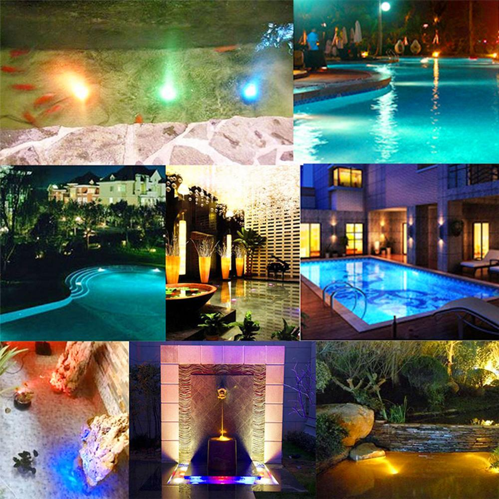 Skanto | Unterwasser-LED-Leuchte mit Fernbedienung – RGB-Mehrfarben-Poolbeleuchtung für Bäder und Teiche