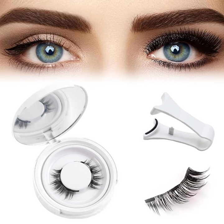 Skanto | Wiederverwendbares magnetisches Wimpern- & Pinzetten-Set – Kein Kleber nötig