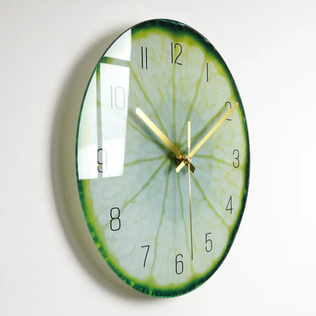 Skanto | Große Wanduhr aus Glas mit elegantem Design Luxorix