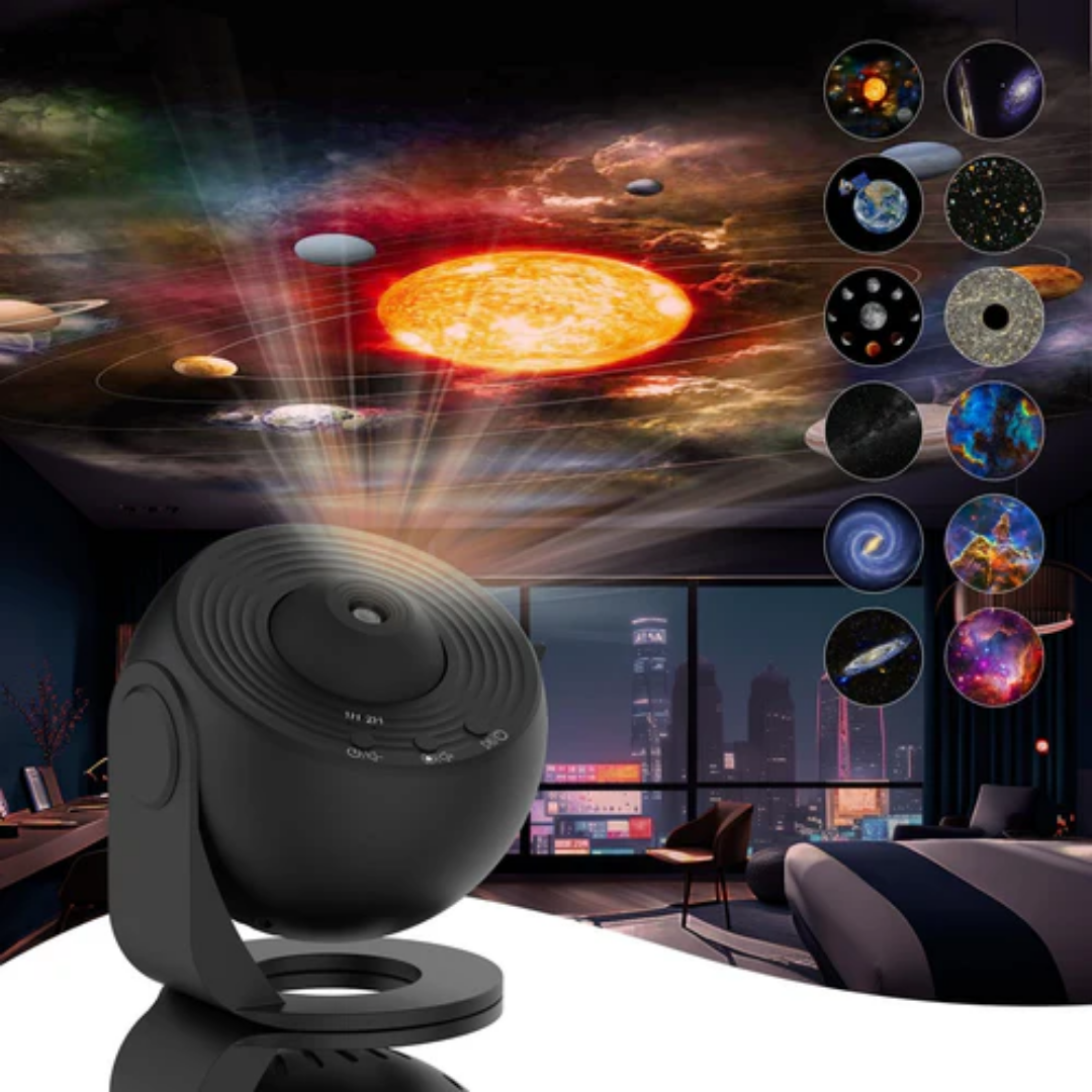 Skanto | Himmlische Träume: 360° Planetarium Galaxie-Projektor – Volle Raumabdeckung