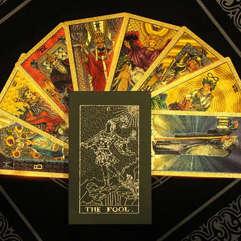 Entdecken Sie die mystische Welt des Tarot Goldfolien-Tarots