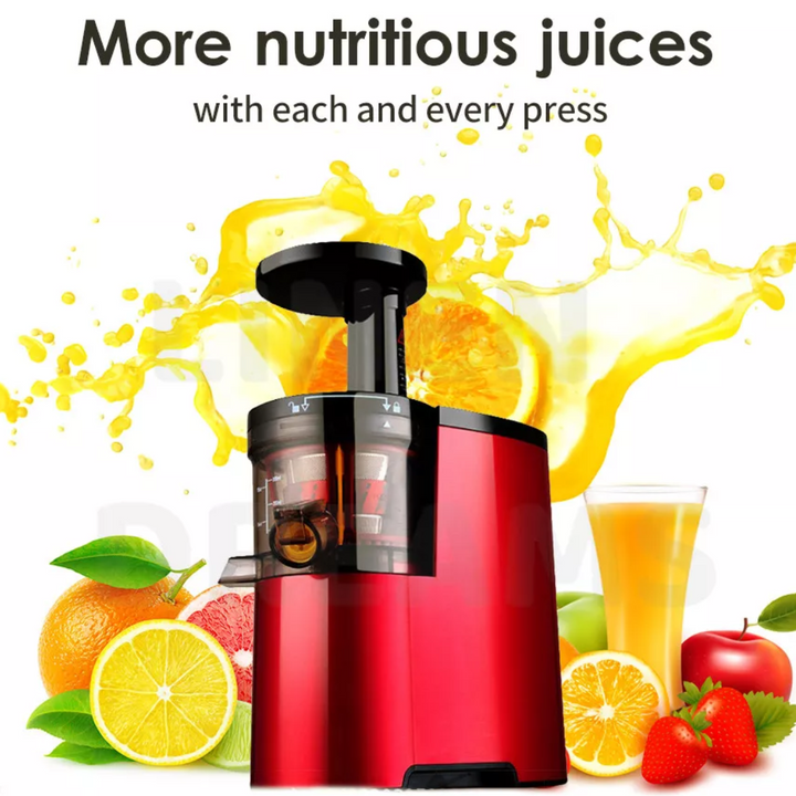 Skanto | Kaltpress-Slow Juicer – Genießen Sie glatten, zellstofffreien frischen Saft