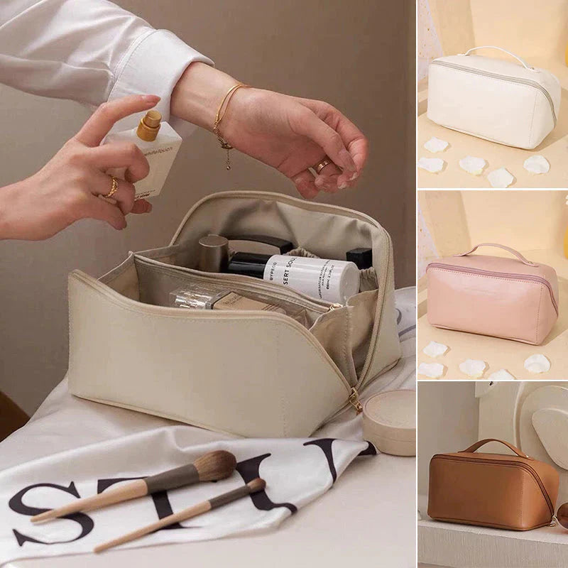 Skanto | Reise-Make-up-Tasche mit großem Fassungsvermögen