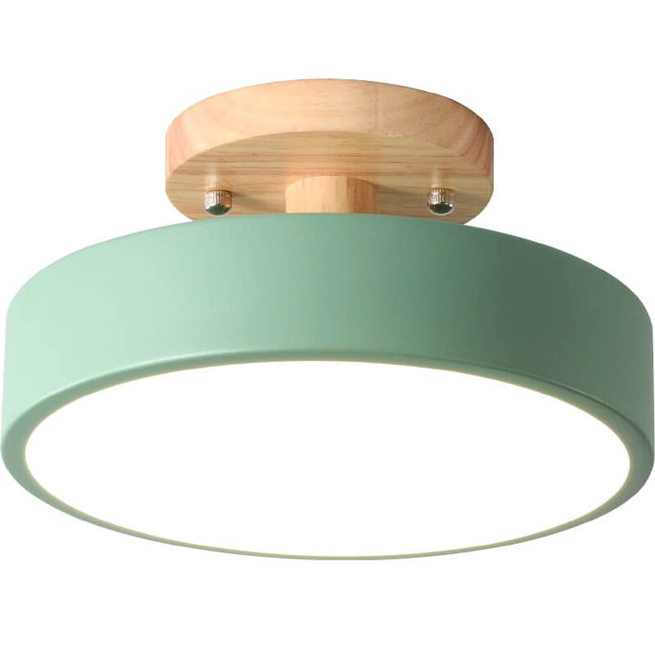 Skanto LED Runde Deckenlampe | Nordisches Design | Halb-Einbau | Wirtschaftliche Innenbeleuchtung