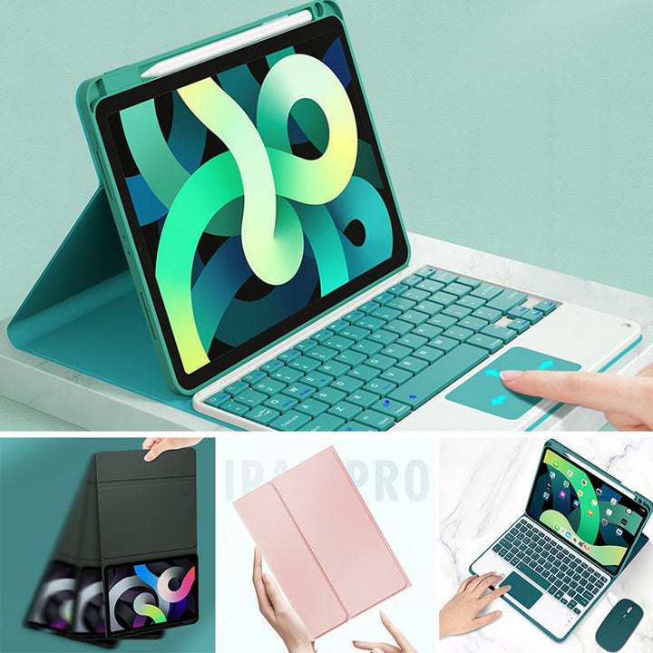 Abnehmbare kabellose Tastatur mit Hülle und Stifthalter