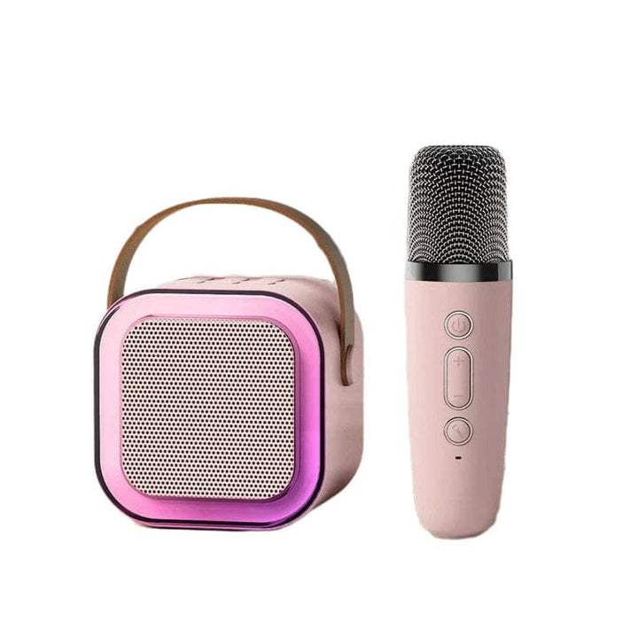 Mini-Karaoke-Maschine mit kabellosen Mikrofonen | Skanto