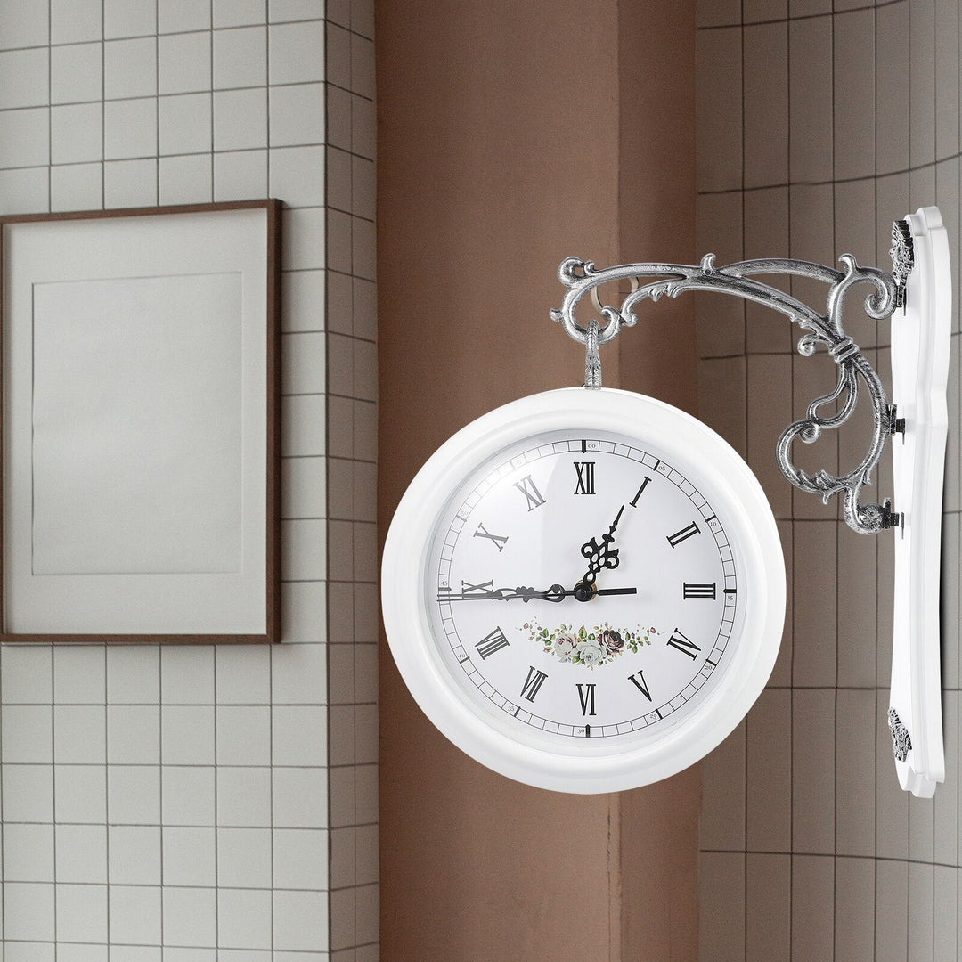 Garduru Doppelseitige Wanduhr
