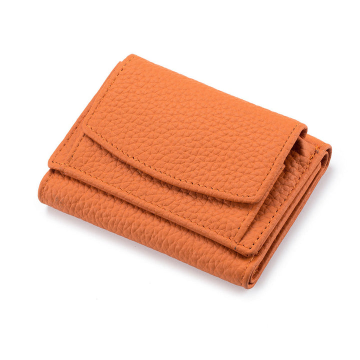 Handgefertigte RFID-Brieftasche aus weichem Leder