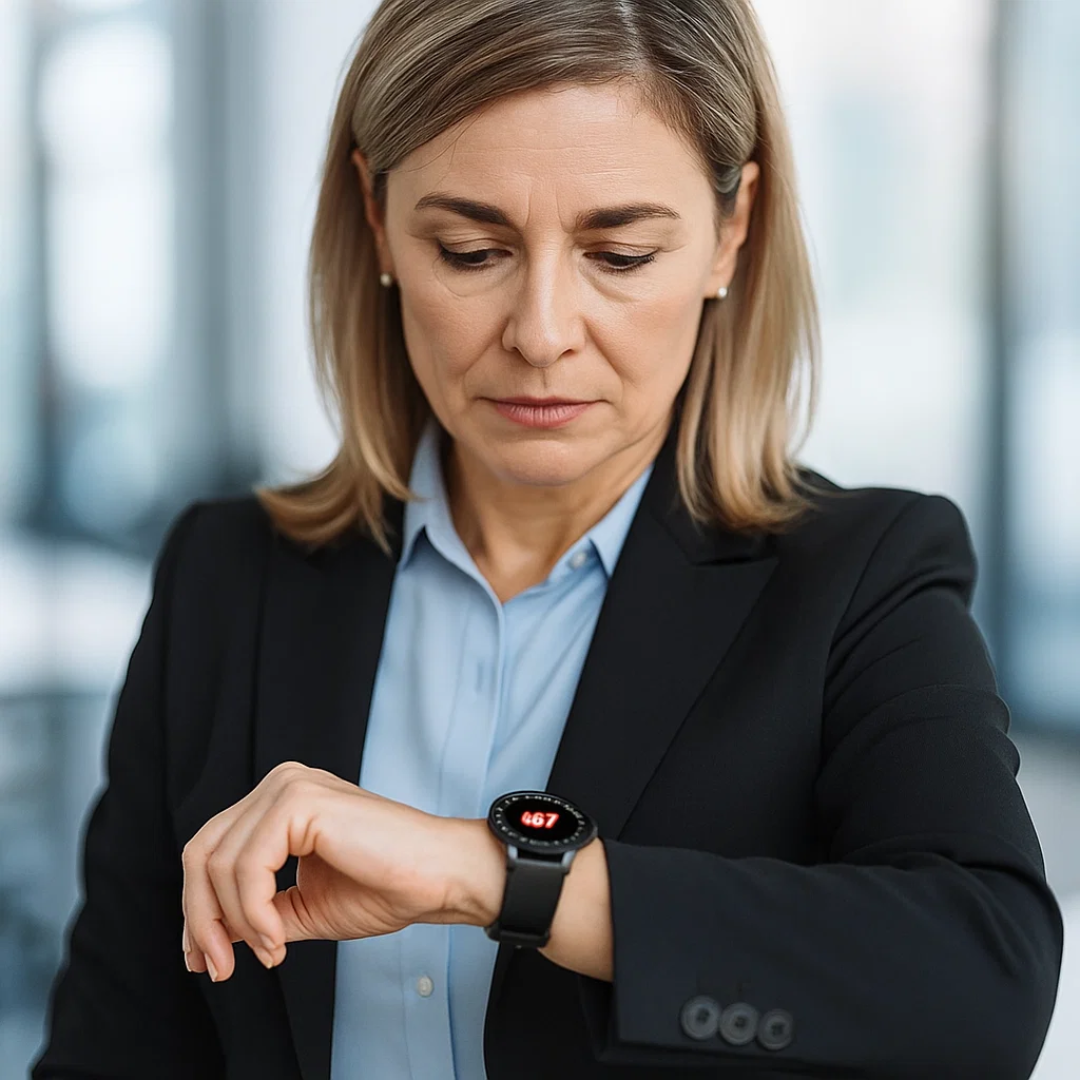 Skanto | CardioSense – Medizinische EKG-Smartwatch mit Osram-Sensor und 24/7 Gesundheitsüberwachung