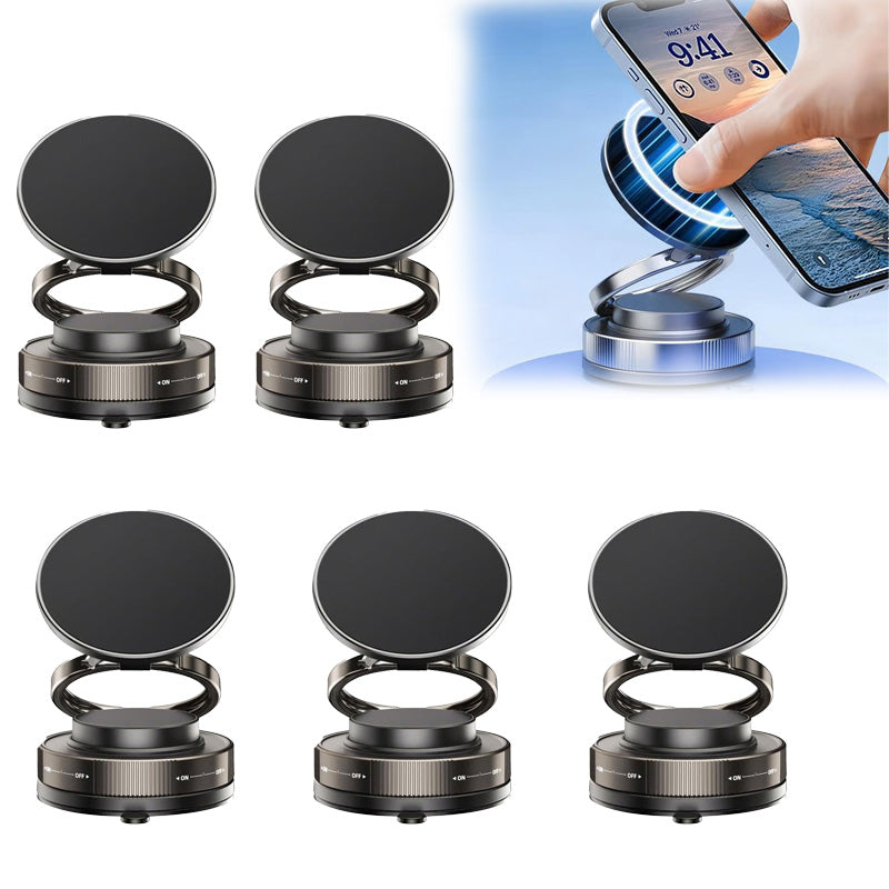 Skanto | 360° verstellbarer magnetischer Telefonhalter mit Vakuum