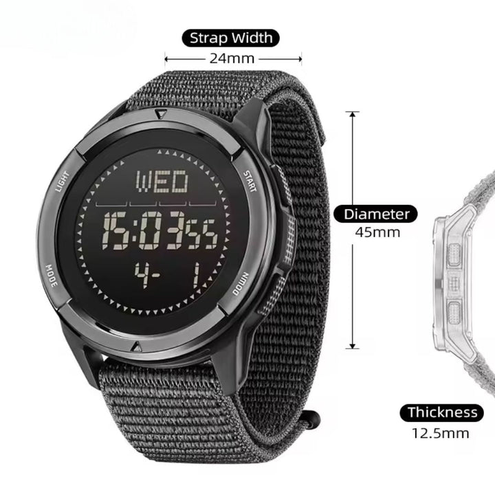Skanto | Carbonfaser Outdoor-Uhr – Leicht & Ultra-Robust
