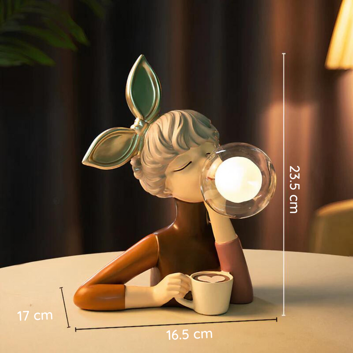 Skanto | Elegante Retro-Tischlampe für das Wohnzimmer – Handgefertigte dekorative Beleuchtung