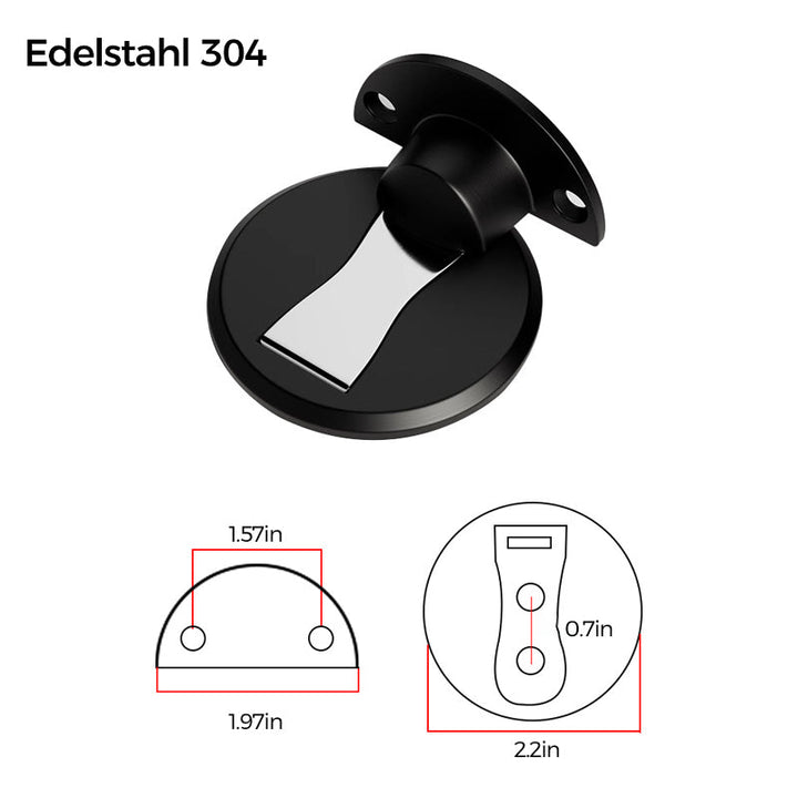 Skanto | Unsichtbarer magnetischer Türstopper aus Edelstahl