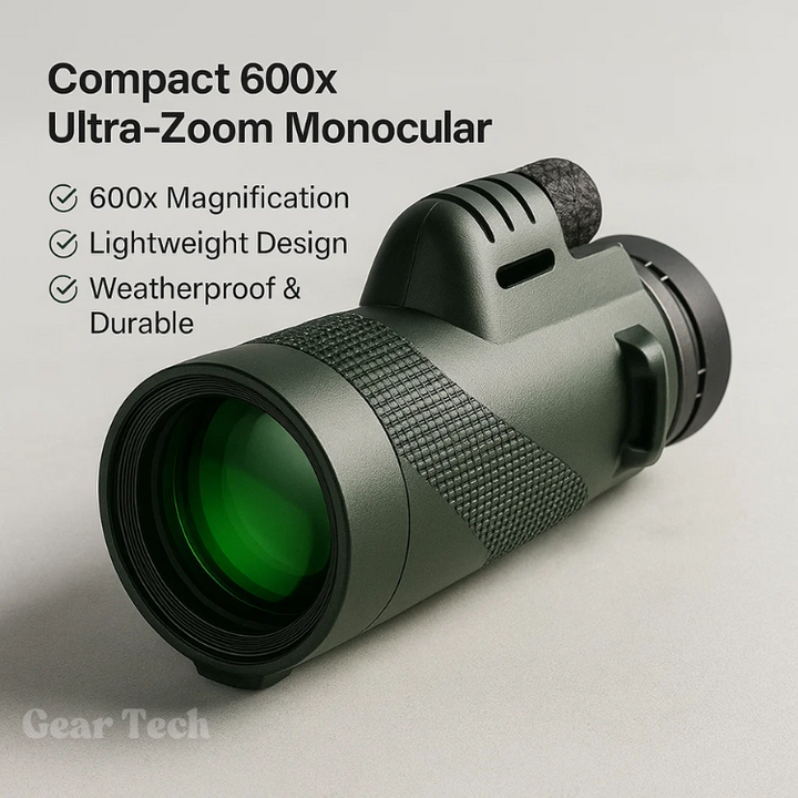 Skanto | Kompaktes 600x Ultra-Zoom Monokular | HD-Linse, leicht & perfekt für Wandern, Vogelbeobachtung und Sportveranstaltungen