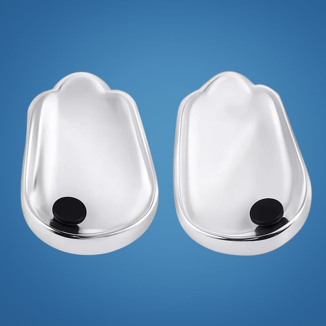 HeelGuard | Fersenschalen aus Silikongel – Linderung von Fersenschmerzen – Stoßdämpfendes Polster – Orthopädische Unterstützung für täglichen Komfort Skanto