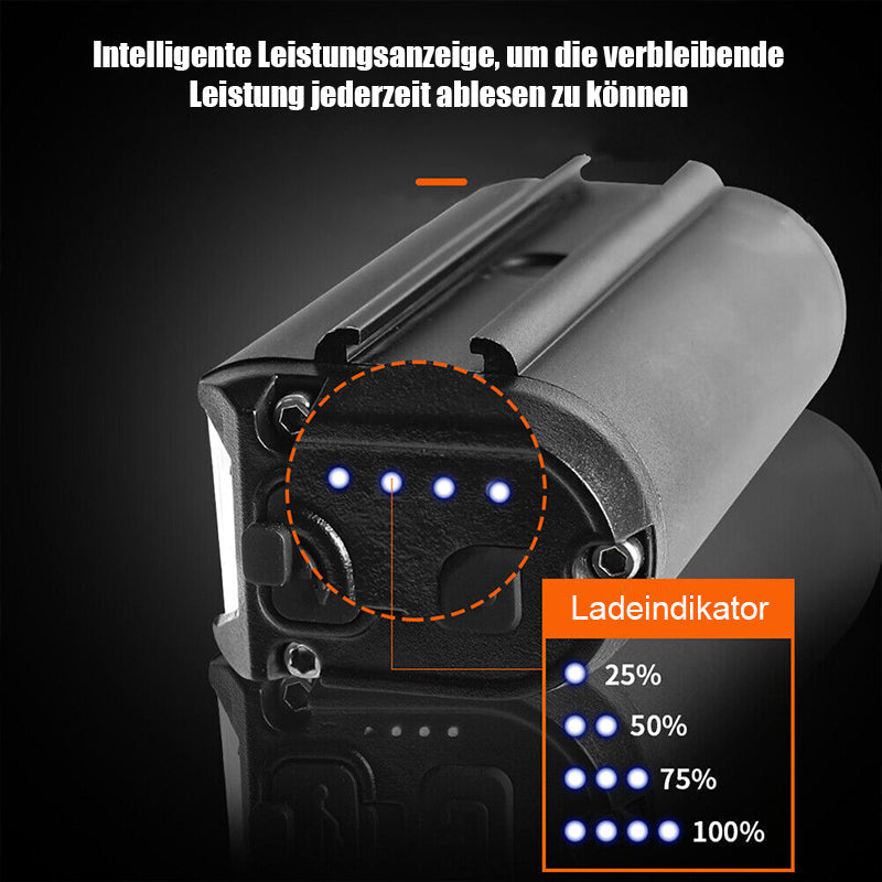 Skanto | Ultrahelle wiederaufladbare LED-Fahrradlampe – 900 Lumen Fahrradscheinwerfer für Nachtfahrten