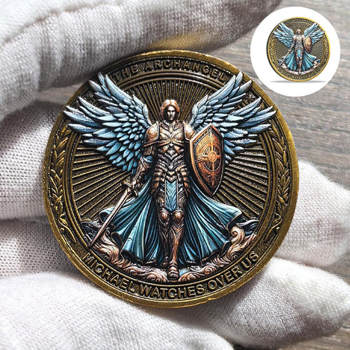 Skanto | Erzengel Michael wacht über uns Challenge Coin