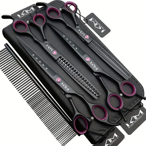 Skanto | TrimPro Tierpflegeset – Komplettes Scherenset für präzise Fellpflege