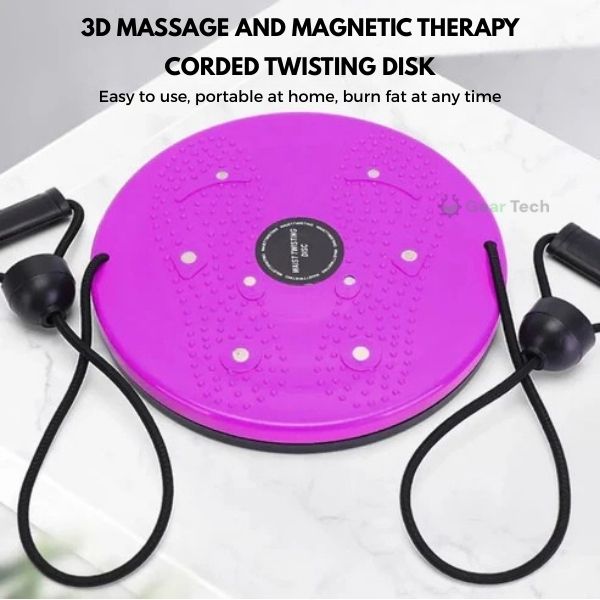 Skanto | Waist Whisper Twisting Disc Pro | Magnetisches Massage-Balance-Board für Rumpfmuskulatur & Taillentraining zu Hause