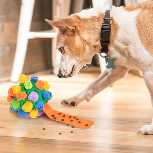 Skanto | SnuffleMaster Interaktiver Leckerliball – Such- und Beschäftigungsspielzeug