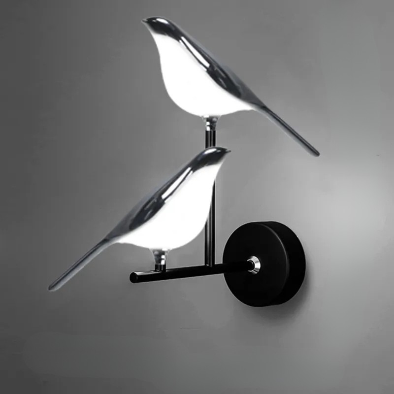 Skanto | BirdGlow – Bezaubernde Vogel-Wandleuchte für sanftes, fesselndes Licht