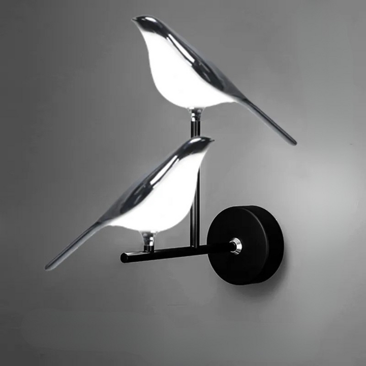 Skanto | BirdGlow – Bezaubernde Vogel-Wandleuchte für sanftes, fesselndes Licht