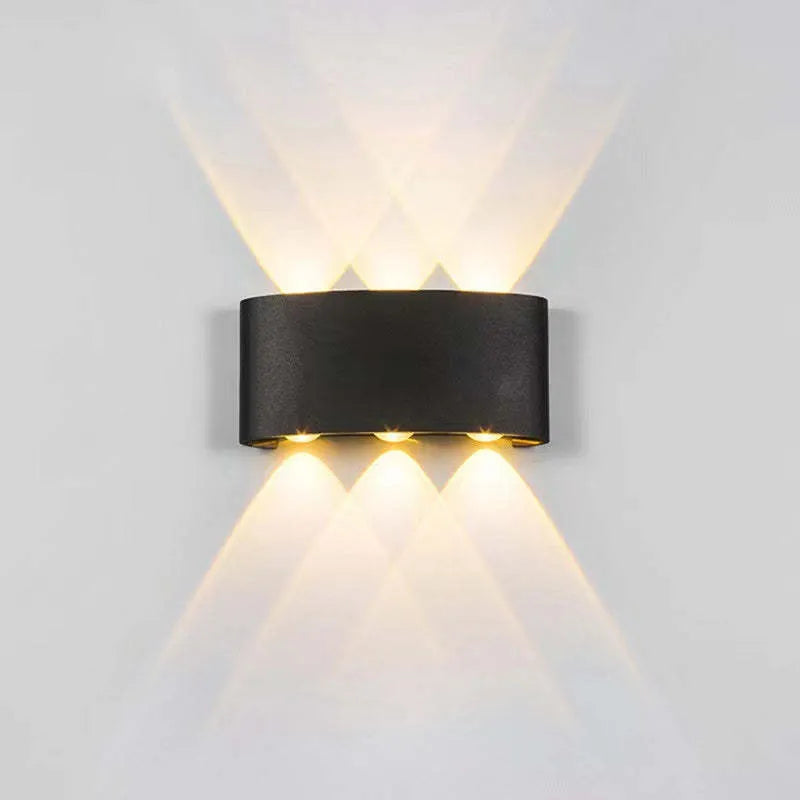 Skanto | Moderne weiße LED wasserdichte Wandleuchte