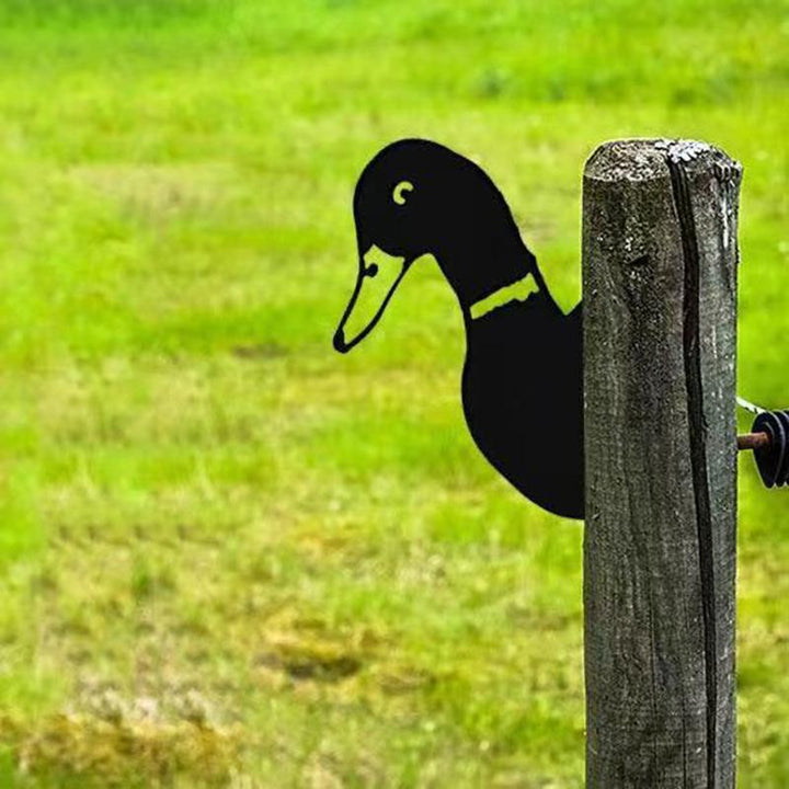 Skanto | Outdoor Garten Bauernhof Spähende Ziege Metallkunst Innendekoration