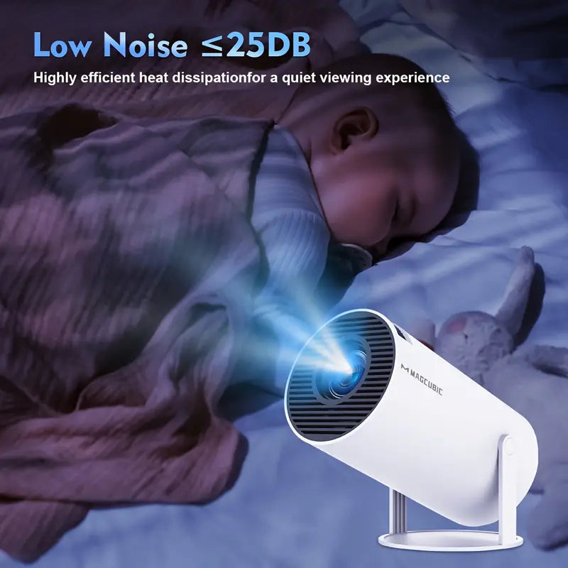 Skanto | Magcubic HY300 4K Mini-Projektor – Android 11, Dual WiFi 6, 260 ANSI, Bluetooth 5.0