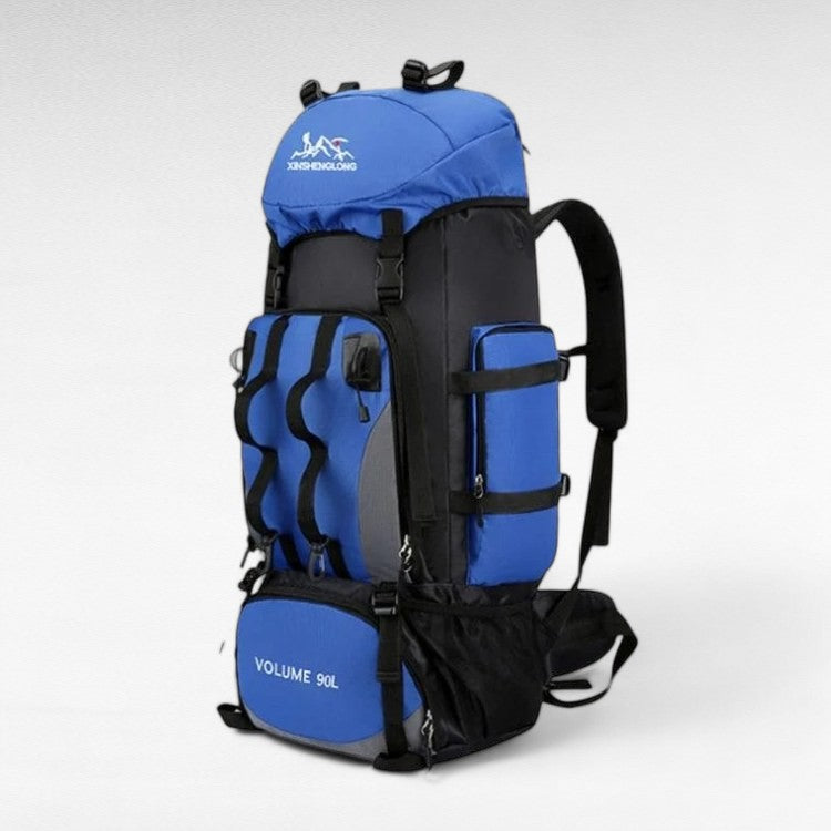 Skanto | 90L Wasserdichter Wanderrucksack – Ultraleichter Reiserucksack für Outdoor-Abenteuer & Camping