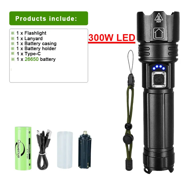 Skanto | LED-Taschenlampe | Wiederaufladbare Taschenlampe