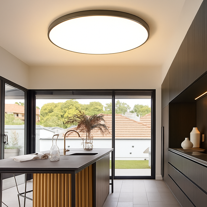 Skanto | Moderne runde LED-Deckenleuchte für den Unterputz