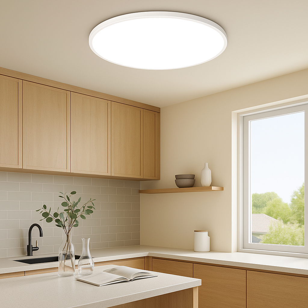 Skanto | Moderne runde LED-Deckenleuchte für den Unterputz