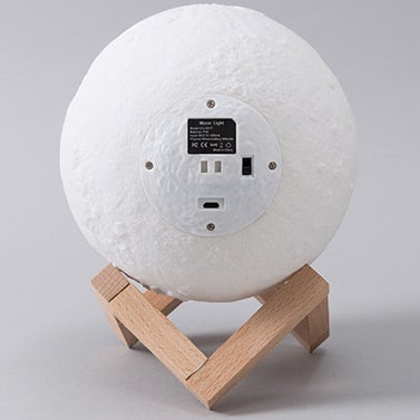 Skanto | Kreative Mini Wiederaufladbare 3D Gedruckte Mond 1-Licht LED Tischlampe