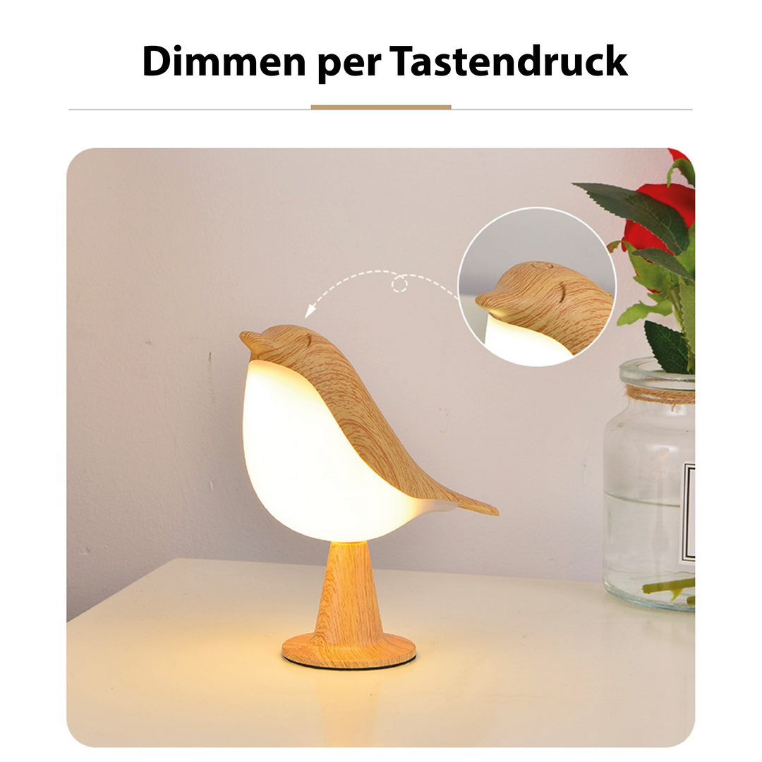 Skanto | Moderne LED Tischlampe im Vogel-Design