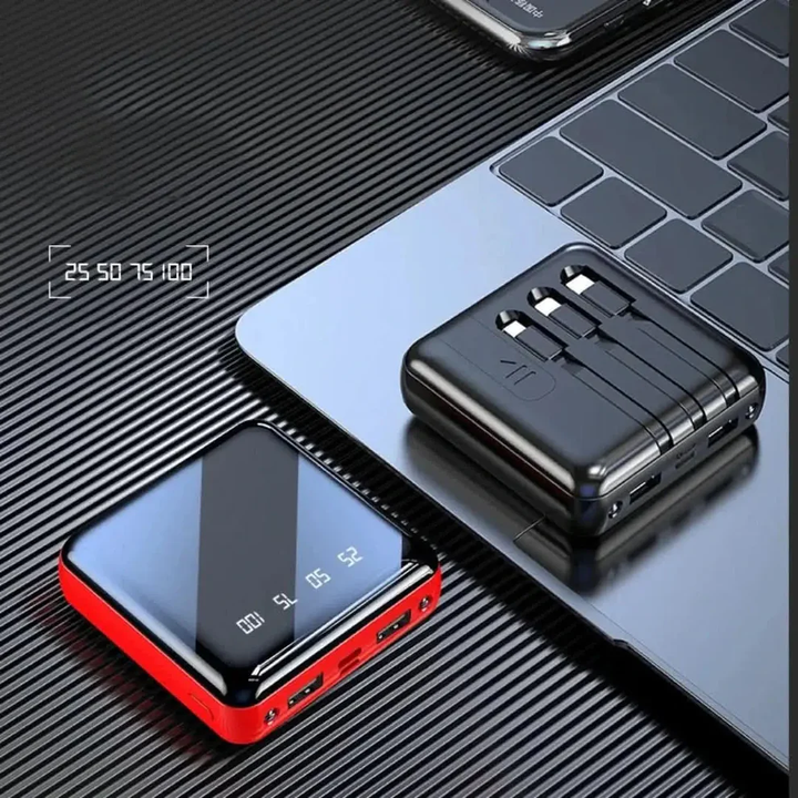 Skanto | Mini Powerbank 4-Draht 20.000mAh