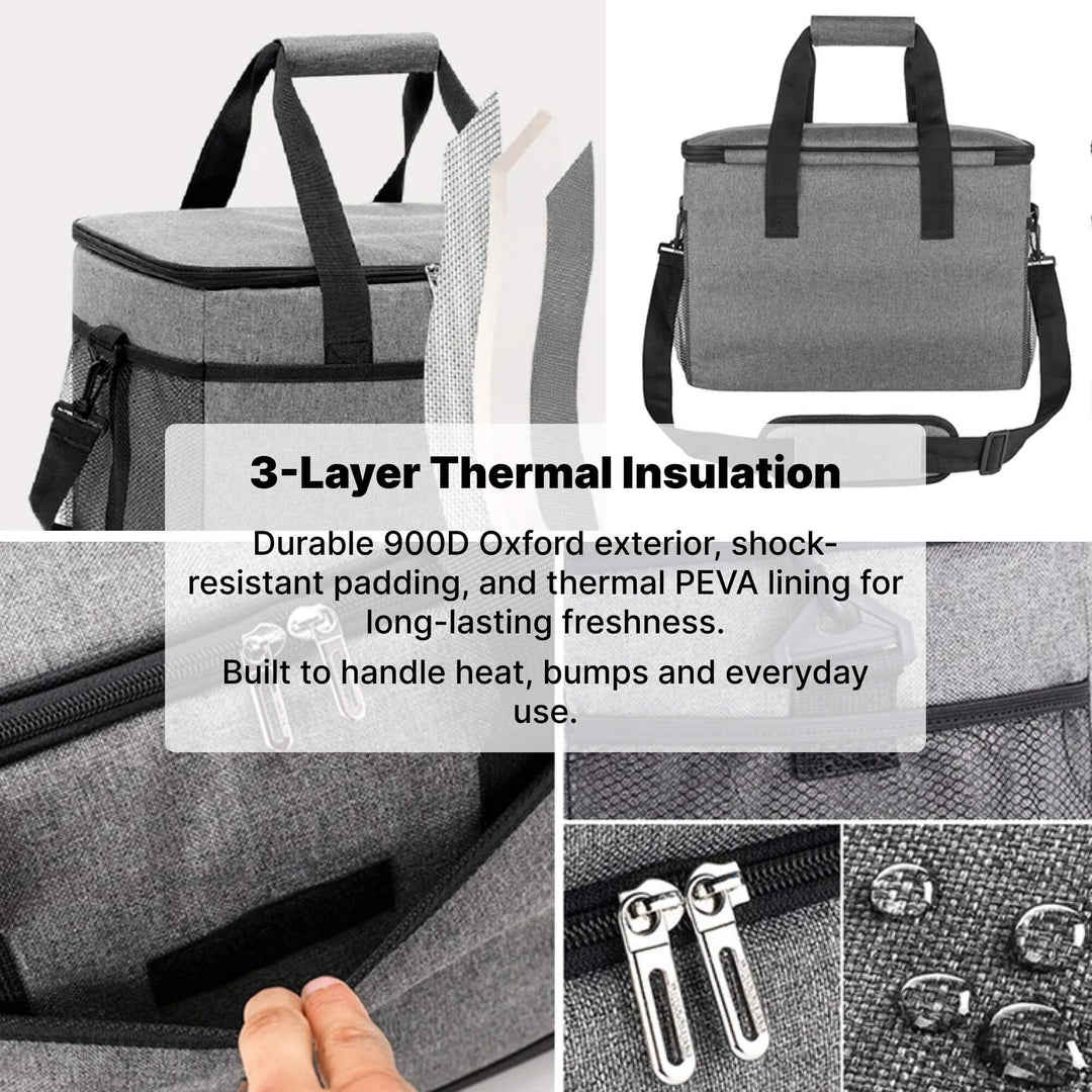 Skanto | 33L Wasserdichte Kühltasche | Isoliert, geräumig & ideal für Picknicks, Strandtage, Wanderungen & Outdoor-Aktivitäten