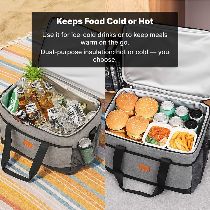 Skanto | 33L Wasserdichte Kühltasche | Isoliert, geräumig & ideal für Picknicks, Strandtage, Wanderungen & Outdoor-Aktivitäten